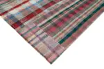 Chaput Patchwork Multi Renk Pamuk Üzerine Yün El Dokuma Kilim-235x320 - Görsel 4