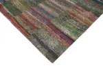 Chaput Patchwork Multi Renk Pamuk Üzerine Yün El Dokuma Kilim-243x357 - Görsel 4