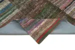 Chaput Patchwork Multi Renk Pamuk Üzerine Yün El Dokuma Kilim-243x357 - Görsel 6
