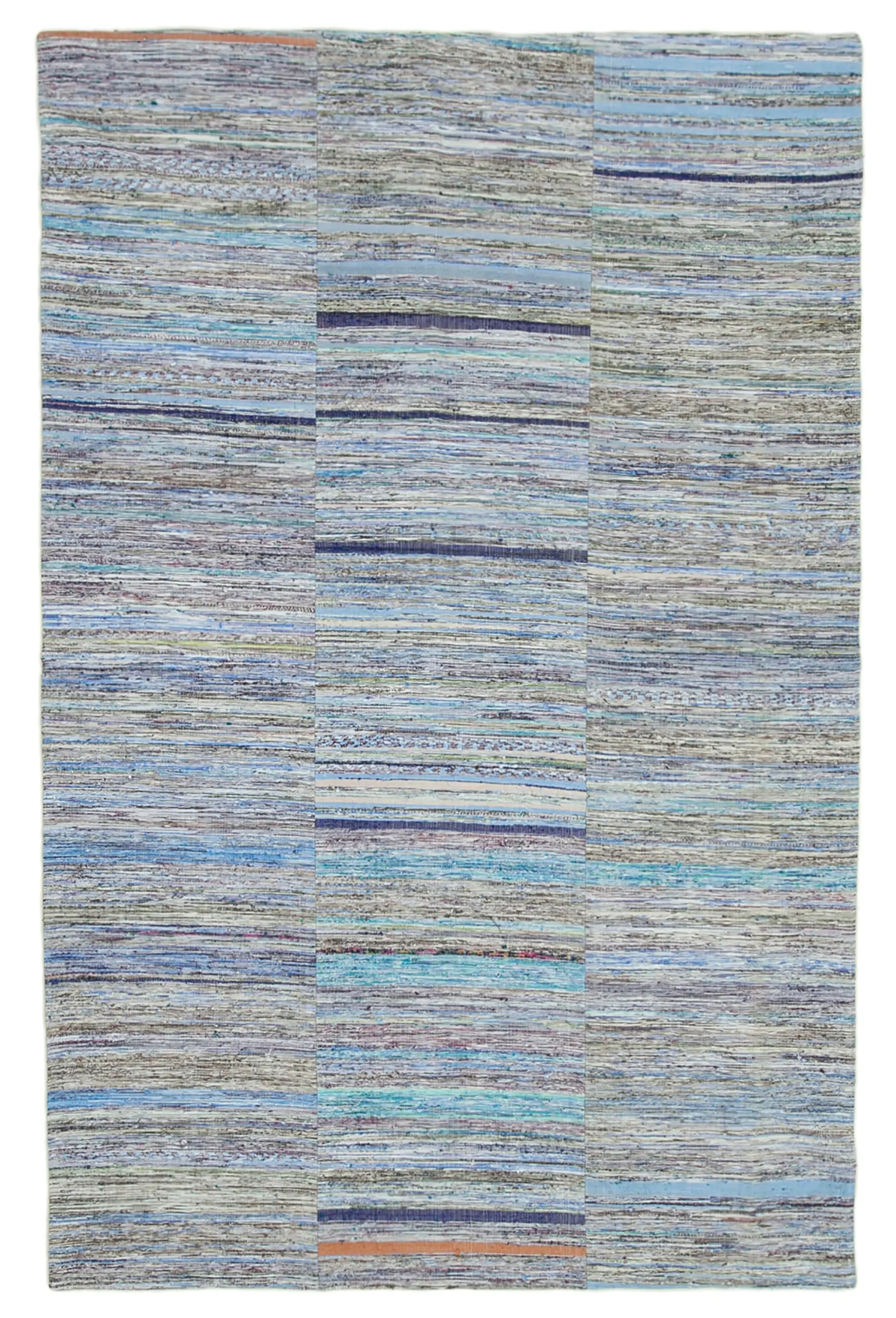 Rc_37023_1_Multicolor_Oriental_Kilim_Patchwork_Rugs Chaput Patchwork Multi Renk Pamuk Üzerine Yün El Dokuma Kilim-197x300 - Görsel 1