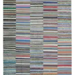 Chaput Patchwork Multi Renk Pamuk Üzerine Yün El Dokuma Kilim-230x320
