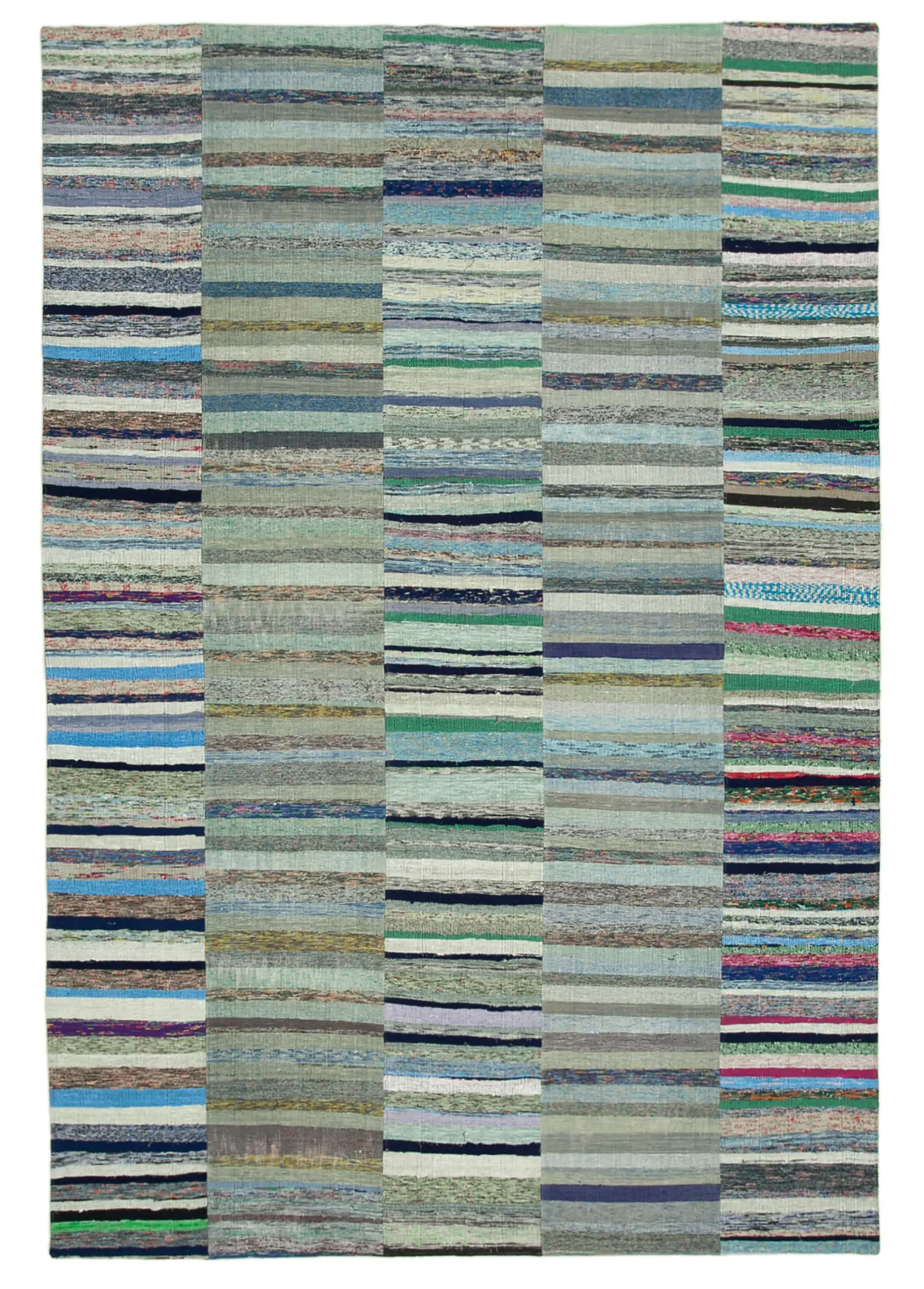 Rc_37027_1_Multicolor_Oriental_Kilim_Patchwork_Rugs Chaput Patchwork Multi Renk Pamuk Üzerine Yün El Dokuma Kilim-230x342 - Görsel 1