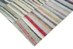 Chaput Patchwork Multi Renk Pamuk Üzerine Yün El Dokuma Kilim-267x382 - Görsel 4