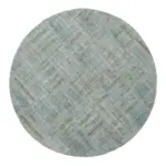 Patchwork Mavi Pamuk Üzerine Yün El Dokuma Kilim-198x198