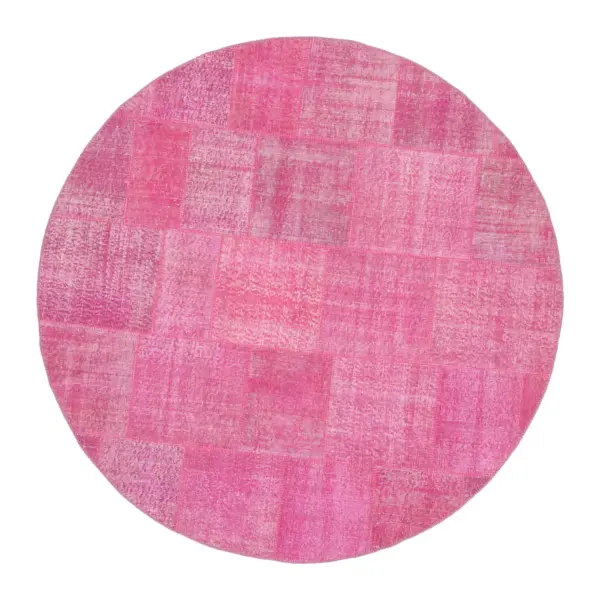 Rc_37412_0_Pink_Round_Patchwork_Rugs