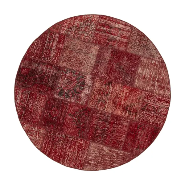 Rc_37429_0_Red_Round_Patchwork_Rugs