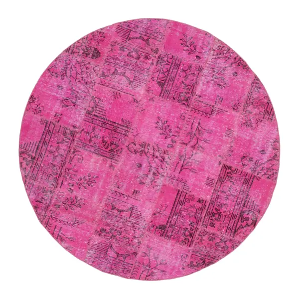 Rc_37448_0_Pink_Round_Patchwork_Rugs
