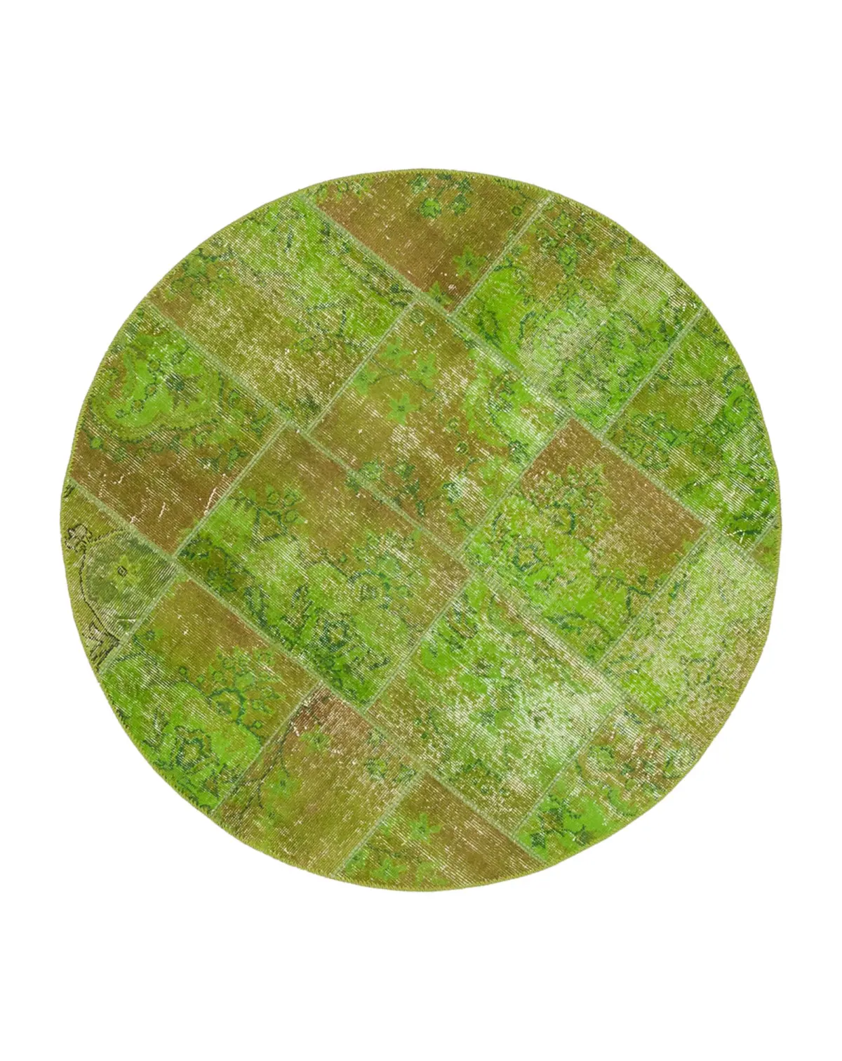 Rc_37449_0_Green_Round_Patchwork_Rugs