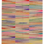 Gümgüm Modern Multi Pamuk Üstü Yün El Dokuma Kilim-209x283