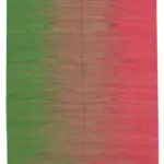 Gümgüm Modern Fuşya Pamuk Üstü Yün El Dokuma Kilim-179x263