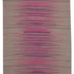 Gümgüm Modern Kahverengi Pamuk Üstü Yün El Dokuma Kilim-177x254