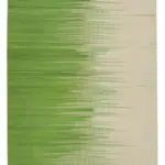 Gümgüm Modern Bej Pamuk Üstü Yün El Dokuma Kilim-174x257