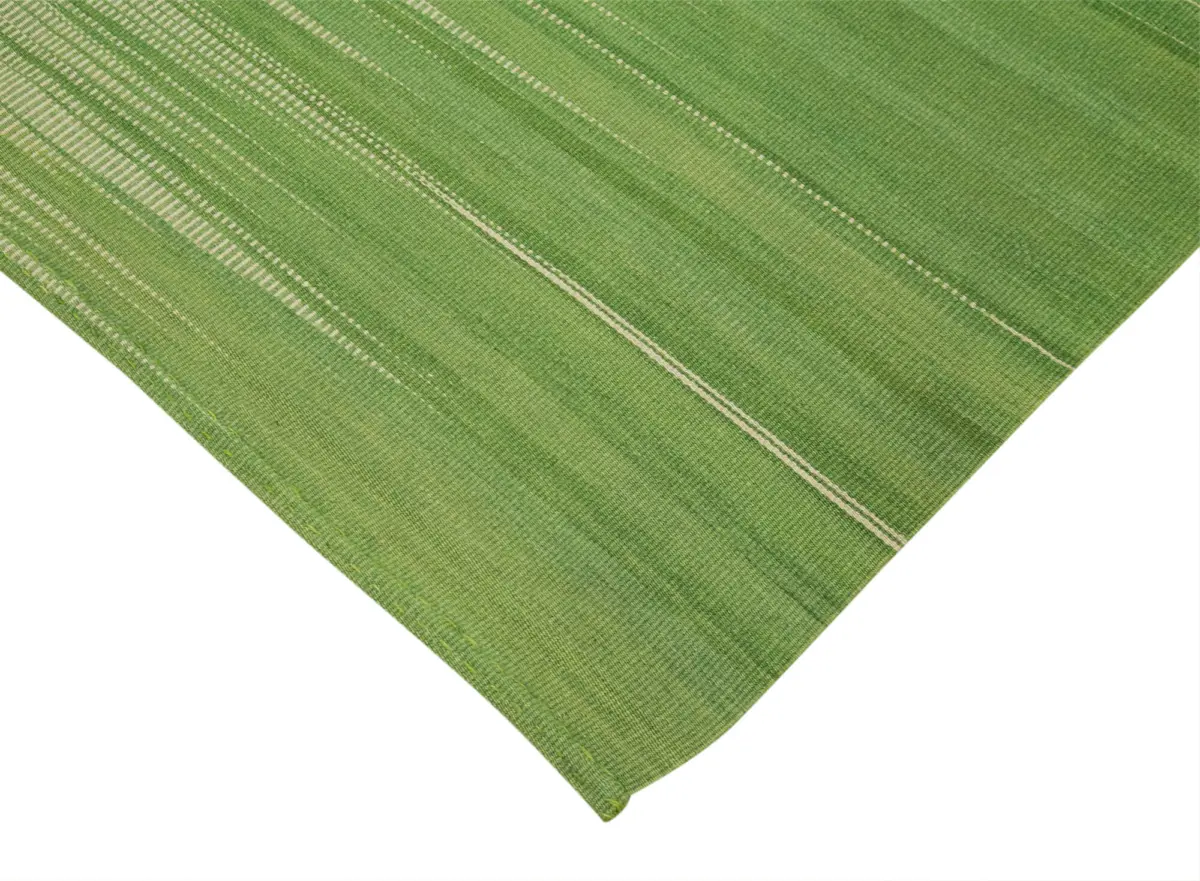 Gümgüm Modern Bej Pamuk Üstü Yün El Dokuma Kilim-174x257 - Görsel 4