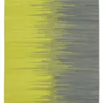 Gümgüm Modern Gri Pamuk Üstü Yün El Dokuma Kilim-178x263