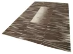 Gümgüm Modern Kahverengi Pamuk Üstü Yün El Dokuma Kilim-204x338 - Görsel 3