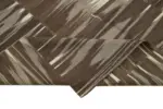 Gümgüm Modern Kahverengi Pamuk Üstü Yün El Dokuma Kilim-204x338 - Görsel 6