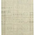 Kayseri Eskitme Bej Pamuk Üzerine Yün El Dokuma Halı-200x297