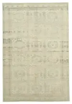 Kayseri Eskitme Bej Pamuk Üzerine Yün El Dokuma Halı-200x297