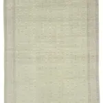 Kayseri Eskitme Bej Pamuk Üzerine Yün El Dokuma Halı-194x292