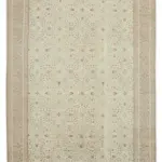 Kayseri Eskitme Bej Pamuk Üzerine Yün El Dokuma Halı-200x292