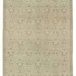 Kayseri Eskitme Bej Pamuk Üzerine Yün El Dokuma Halı-190x290