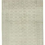 Kayseri Eskitme Bej Pamuk Üzerine Yün El Dokuma Halı-195x289