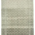 Kayseri Eskitme Bej Pamuk Üzerine Yün El Dokuma Halı-195x290