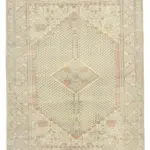 Kayseri Eskitme Bej Pamuk Üzerine Yün El Dokuma Halı-201x288