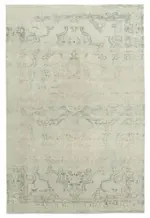 Kayseri Eskitme Bej Pamuk Üzerine Yün El Dokuma Halı-190x284