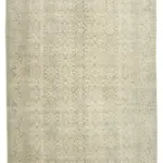 Kayseri Eskitme Bej Pamuk Üzerine Yün El Dokuma Halı-200x285