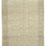 Kayseri Eskitme Bej Pamuk Üzerine Yün El Dokuma Halı-197x280