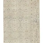 Kayseri Eskitme Bej Pamuk Üzerine Yün El Dokuma Halı-080x281