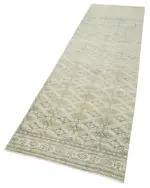 Kayseri Eskitme Bej Pamuk Üzerine Yün El Dokuma Halı-080x295 - Görsel 3