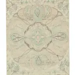 Kayseri Eskitme Bej Pamuk Üzerine Yün El Dokuma Halı-078x304