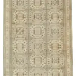 Kayseri Eskitme Bej Pamuk Üzerine Yün El Dokuma Halı-200x294