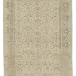 Kayseri Eskitme Bej Pamuk Üzerine Yün El Dokuma Halı-201x291