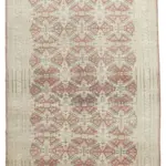 Kayseri Hereke Eskitme Bej Pamuk Üzerine Yün El Dokuma Halı-253x338