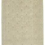 Kayseri Hereke Eskitme Bej Pamuk Üzerine Yün El Dokuma Halı-250x347