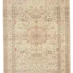 Kayseri Hereke Eskitme Bej Pamuk Üzerine Yün El Dokuma Halı-237x370