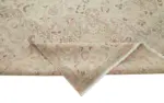 Kayseri Hereke Eskitme Bej Pamuk Üzerine Yün El Dokuma Halı-270x390 - Görsel 6