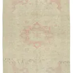 Kayseri Hereke Eskitme Bej Pamuk Üzerine Yün El Dokuma Halı-238x372