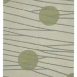 Duri Modern Yeşil Pamuk Üstü Yün El Dokuma Kilim-194x295