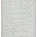 Duri Modern Bej Pamuk Üstü Yün El Dokuma Kilim-183x269