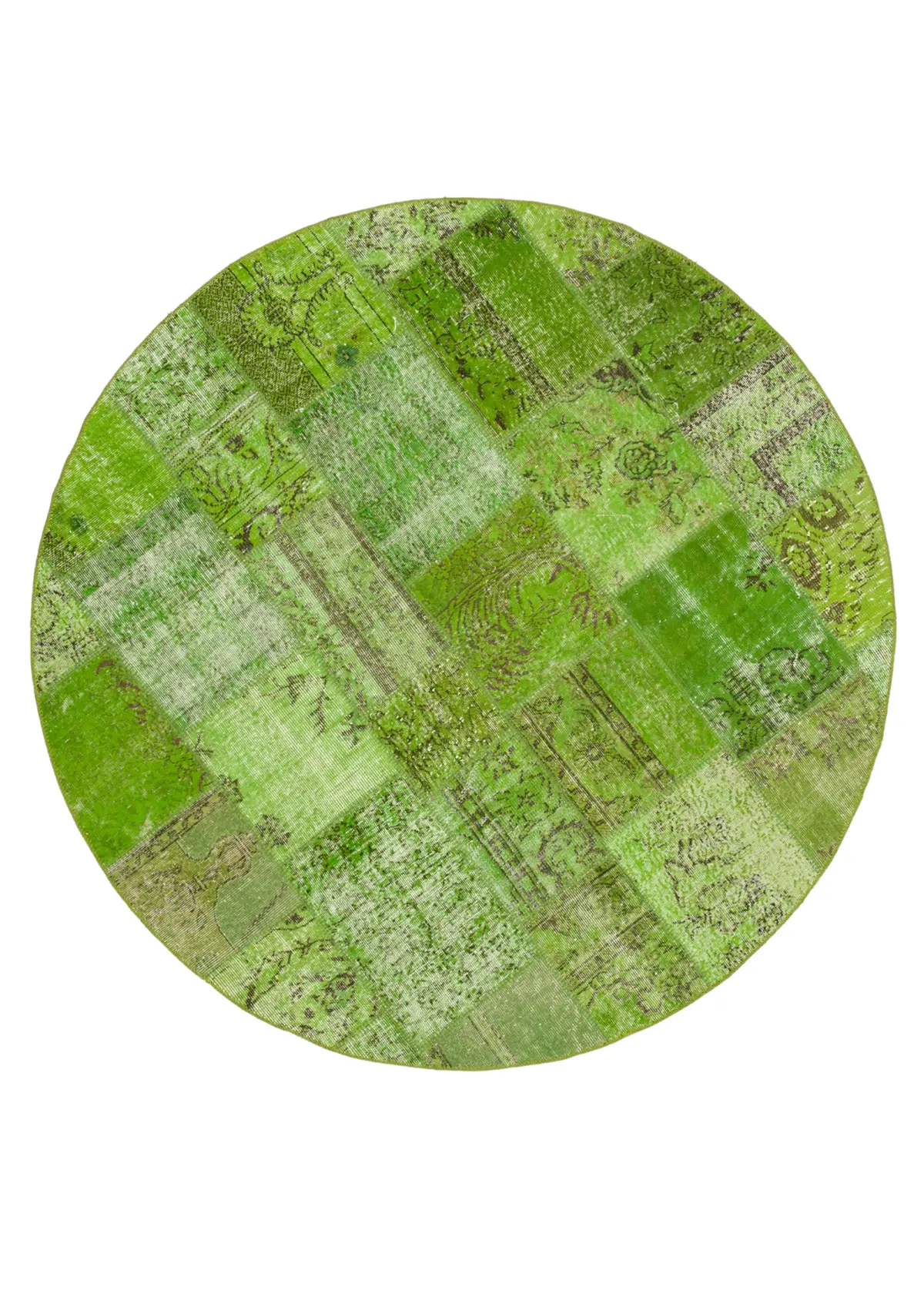 Rc_38662_0_Green_Round_Patchwork_Rugs