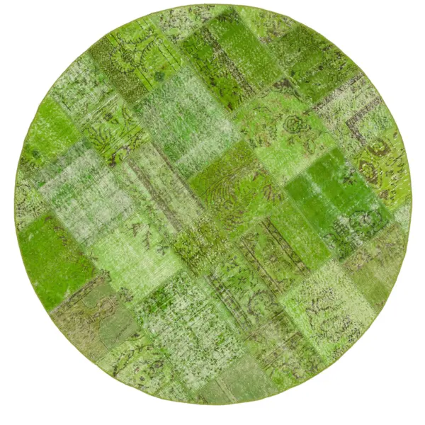 Rc_38662_0_Green_Round_Patchwork_Rugs