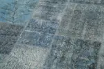 Patchwork Mavi Pamuk Üzerine Yün El Dokuma Kilim-217x217 - Görsel 4