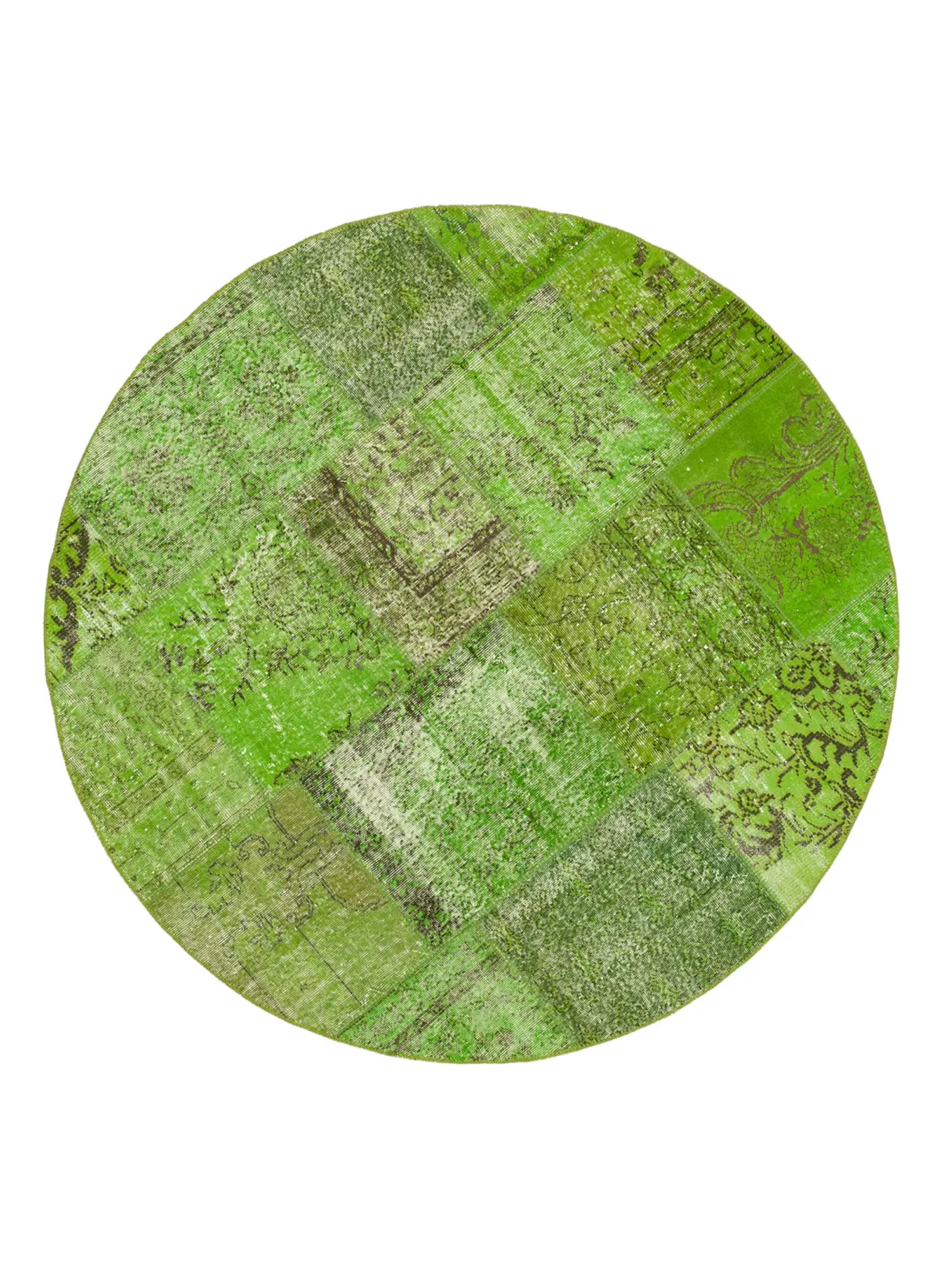 Rc_38686_0_Green_Round_Patchwork_Rugs