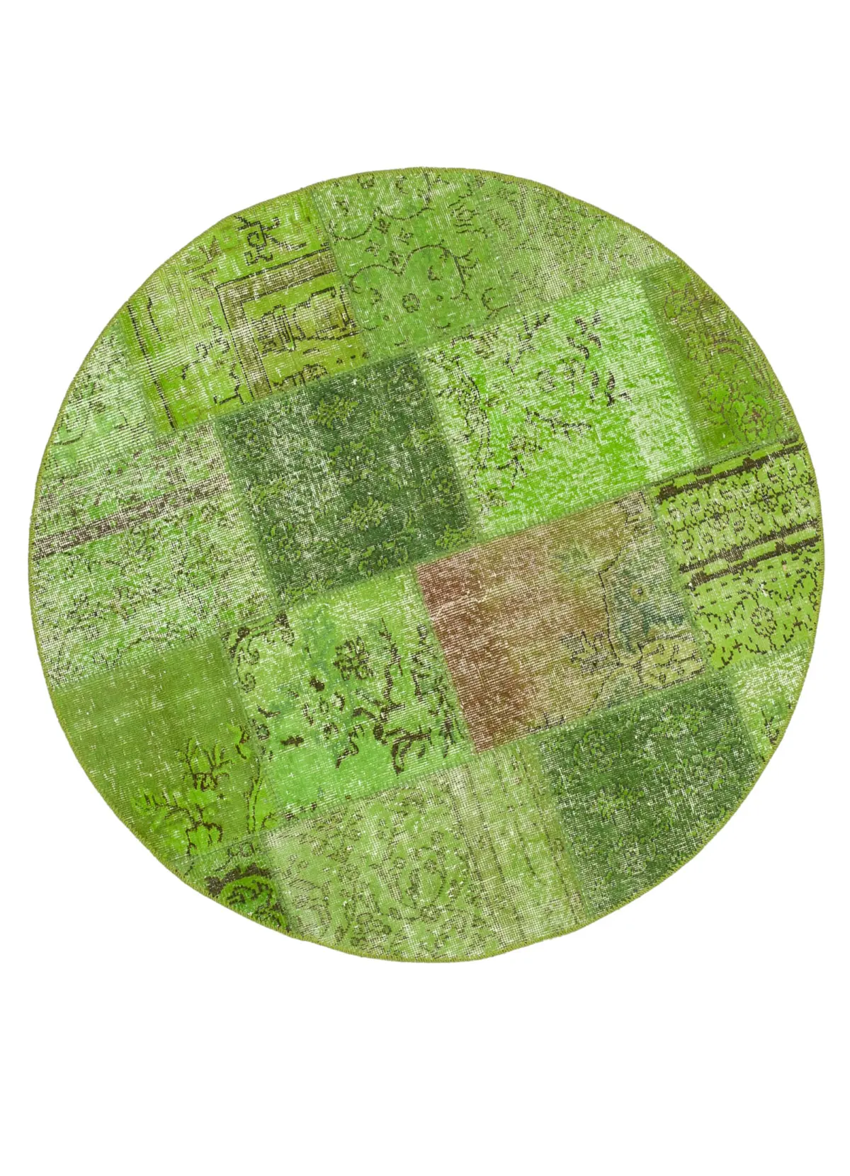 Rc_38699_0_Green_Round_Patchwork_Rugs