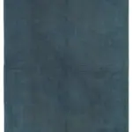 Needlepoint Mavi Pamuk Üzerine Yün El Dokuma Halı-164x244