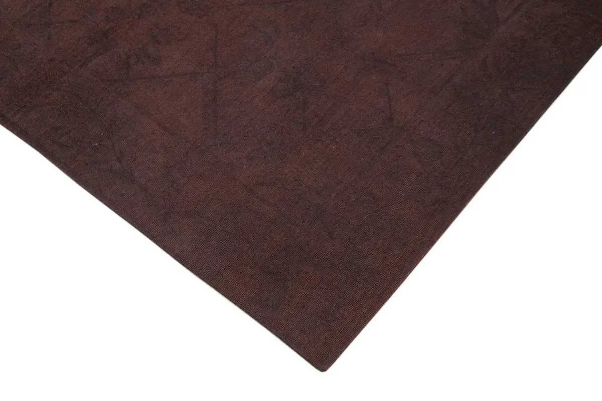 Needlepoint Mor Pamuk Üzerine Yün El Dokuma Halı-173x233 - Görsel 4